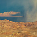 Death Valley Moods - Rain squall and golden light in DVNP